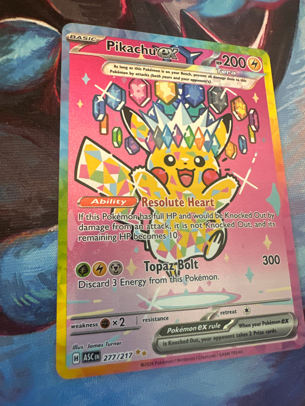 Pikachu Ex Ascended Hero’s SIR
