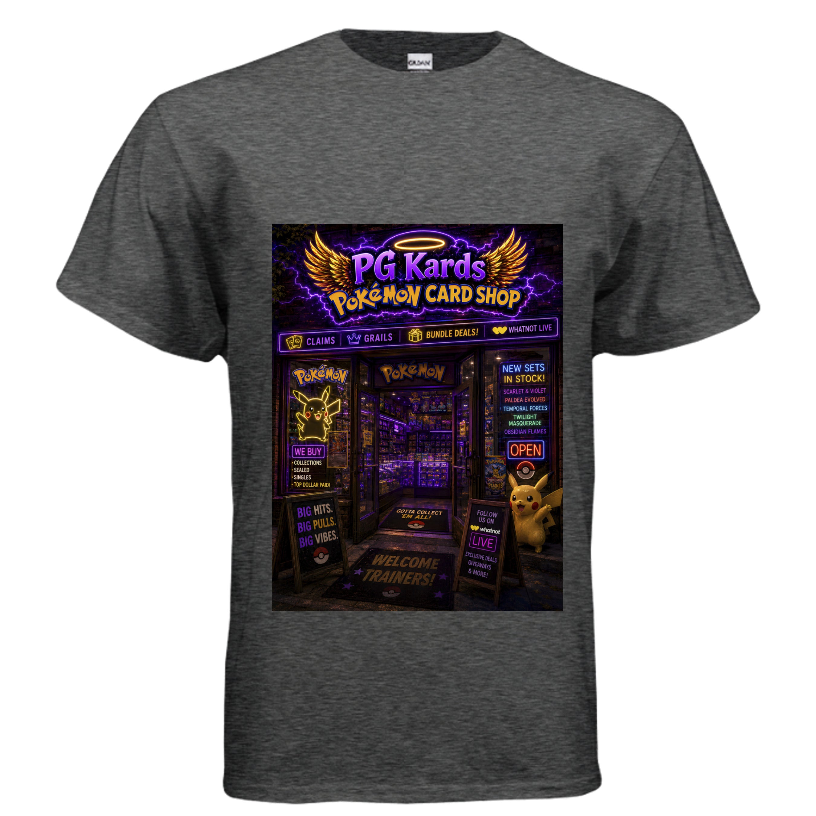 DARK HEATHER - G200 - FRONT