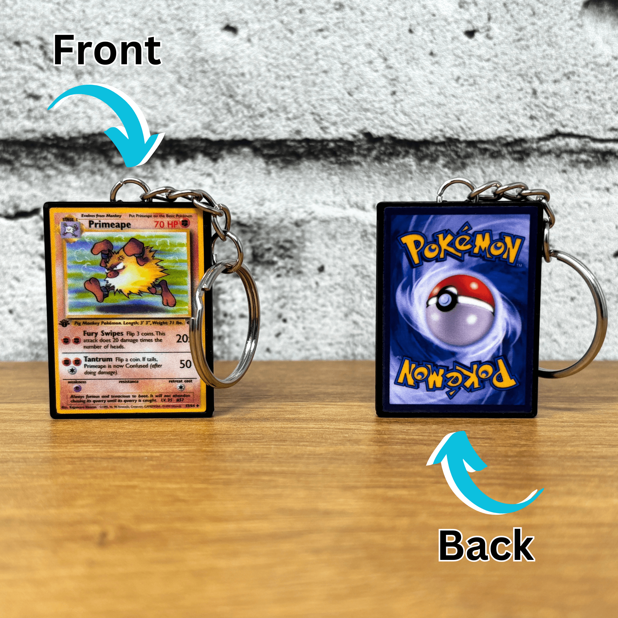 Pokemon Card Keychains (51-100)