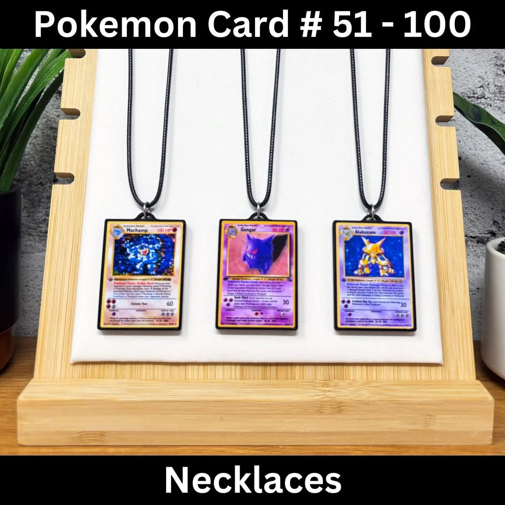 Pokemon Card Necklace (51-100)